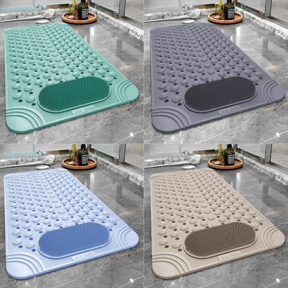 Antislip badmat met zuignappen en waterafvoer