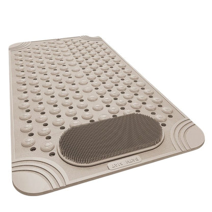 Antislip badmat met zuignappen en waterafvoer