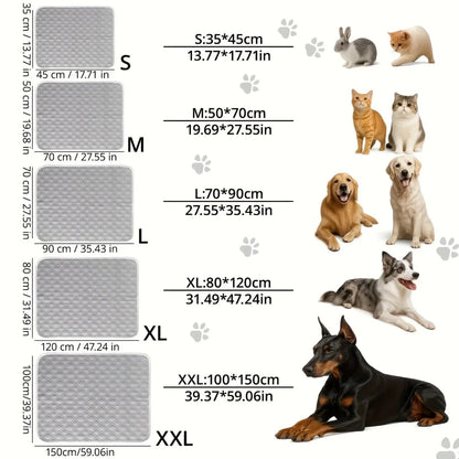 Ademende koelmat voor honden en katten met zacht oppervlak