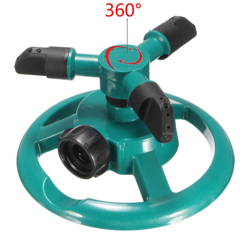 Draaiende tuinsproeier met 360 graden waterverdeling
