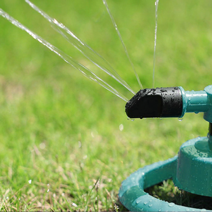 Draaiende tuinsproeier met 360 graden waterverdeling