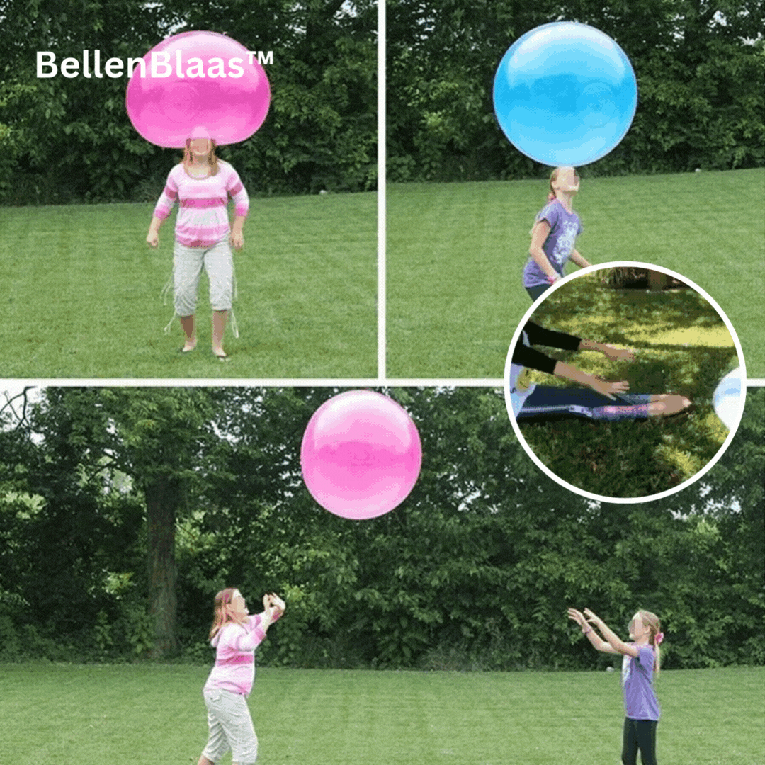 Opblaasbare speelbal van rekbaar polymeer voor kinderen