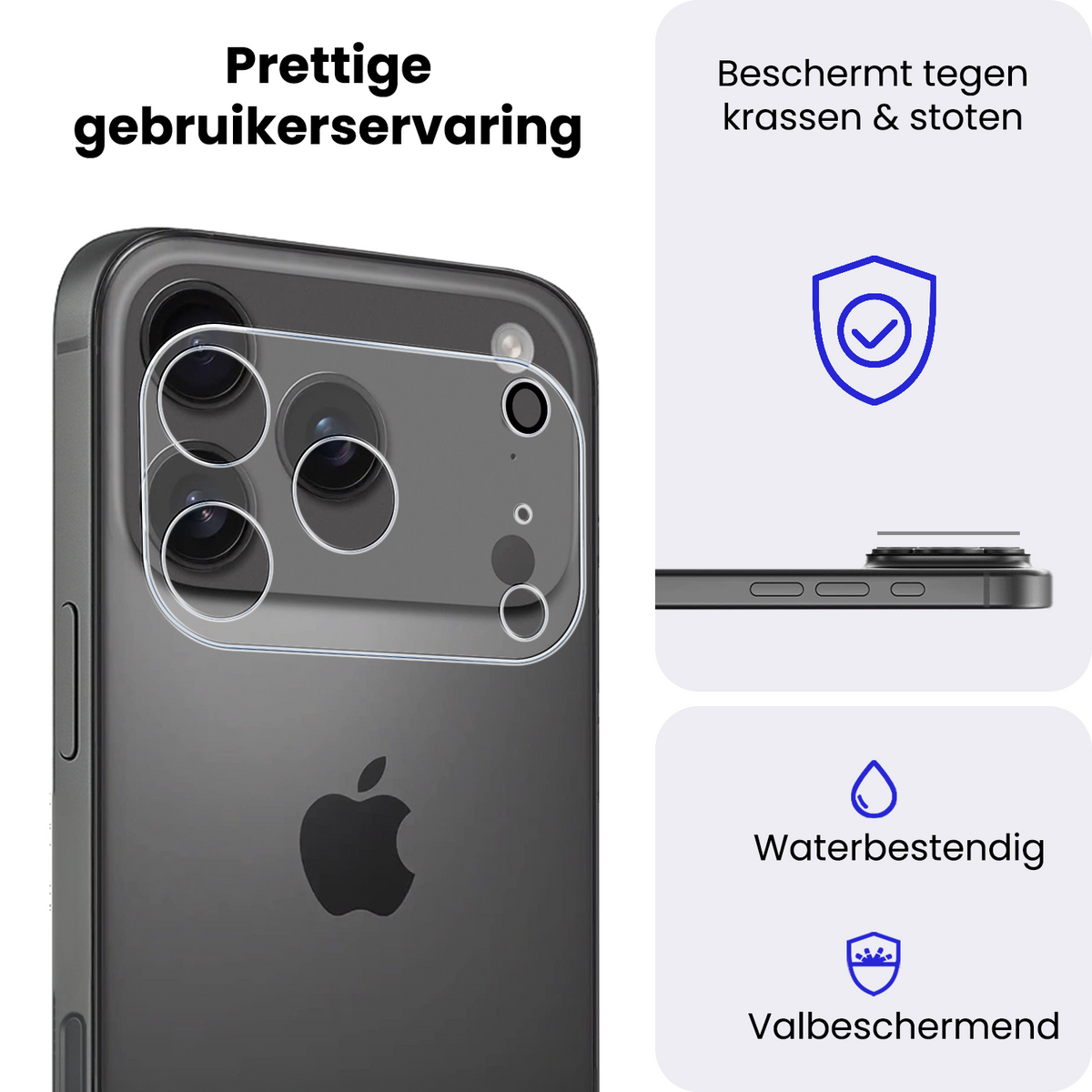 Gehard glazen camera screenprotector voor iPhone 17 Pro Max
