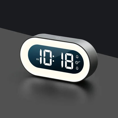 Digitale wekker met dimbaar display en nachtlampje