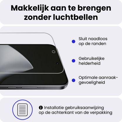 Gehard glazen screenprotector voor Xiaomi 15T met krasbescherming