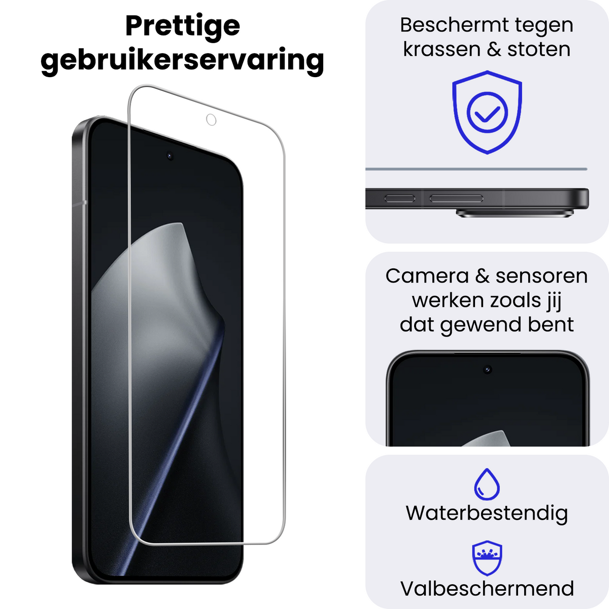 Gehard glazen screenprotector voor Xiaomi 15T Pro met krasbescherming
