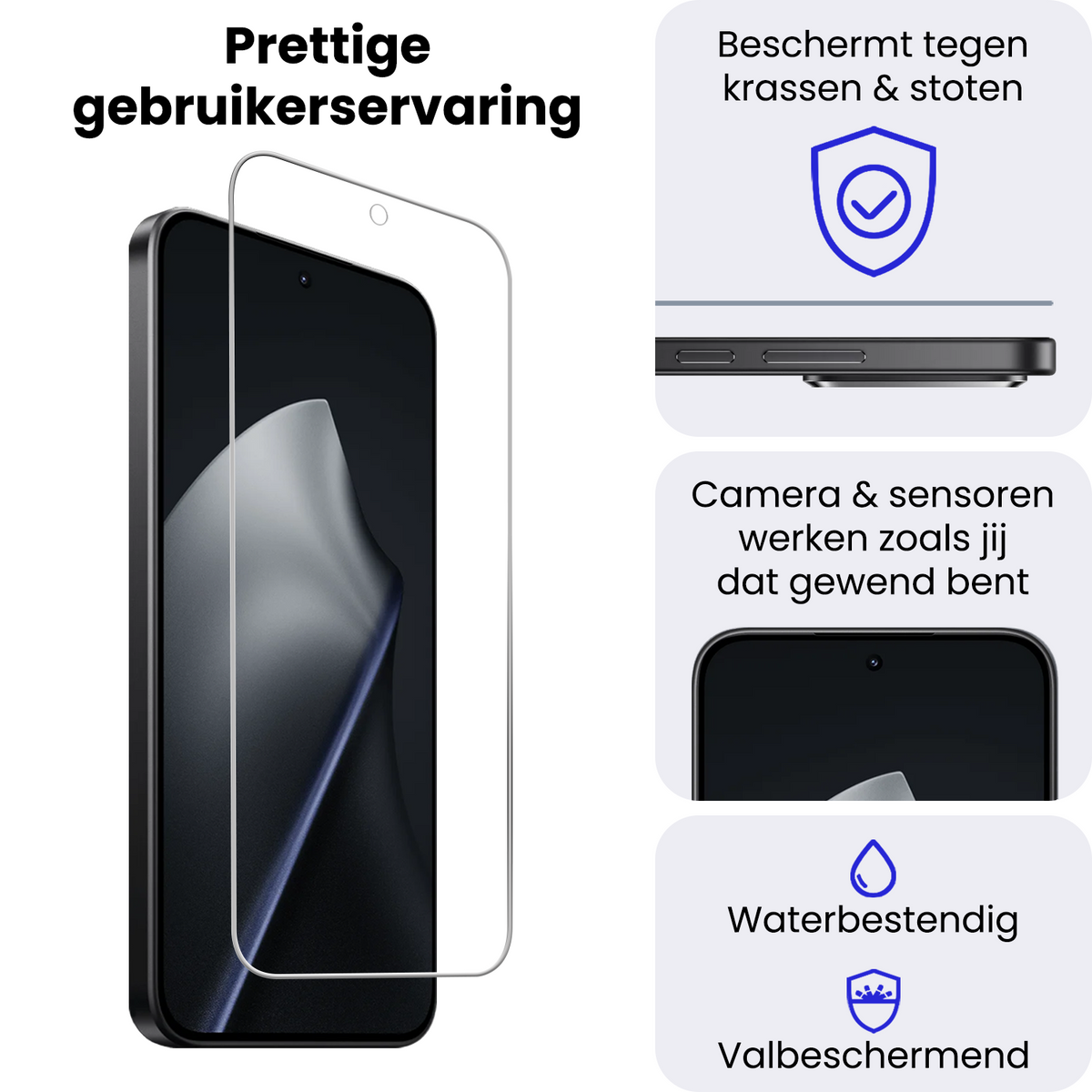 Gehard glazen screenprotector voor Xiaomi 15T met krasbescherming