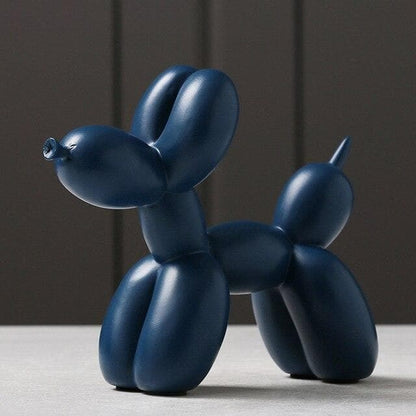Handgemaakte ballondhond sculptuur van hars met krasbescherming