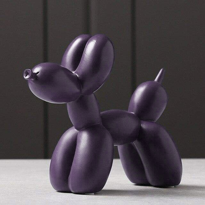 Handgemaakte ballondhond sculptuur van hars met krasbescherming