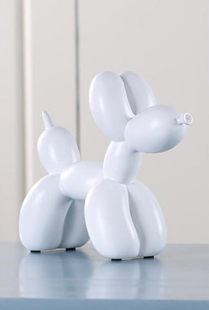 Handgemaakte ballondhond sculptuur van hars met krasbescherming
