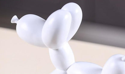 Handgemaakte ballondhond sculptuur van hars met krasbescherming