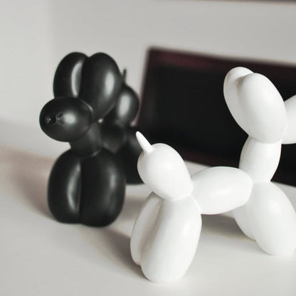 Handgemaakte ballondhond sculptuur van hars met krasbescherming