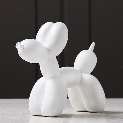 Handgemaakte ballondhond sculptuur van hars met krasbescherming