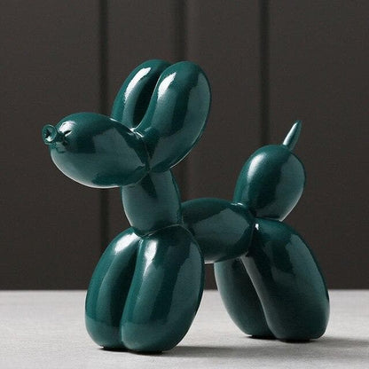 Handgemaakte ballondhond sculptuur van hars met krasbescherming