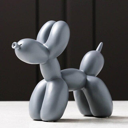 Handgemaakte ballondhond sculptuur van hars met krasbescherming
