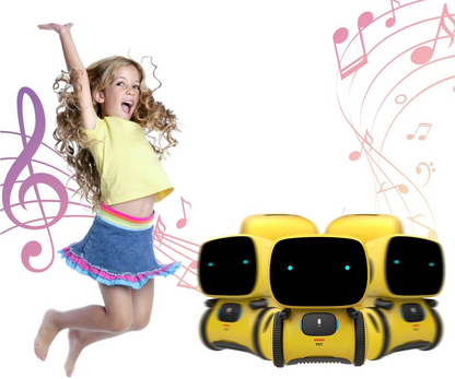 Interactieve mini dansrobot met spraakbesturing en geluidsopname