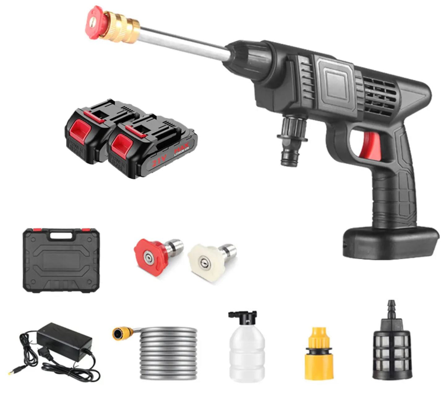 Accu Hogedrukreiniger Draadloos 300W - 48 Volt - 30 BAR