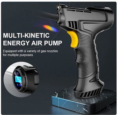 Draadloze bandenpomp - Max 10 Bar - Voor Auto-Fiets-Motor en Scooter