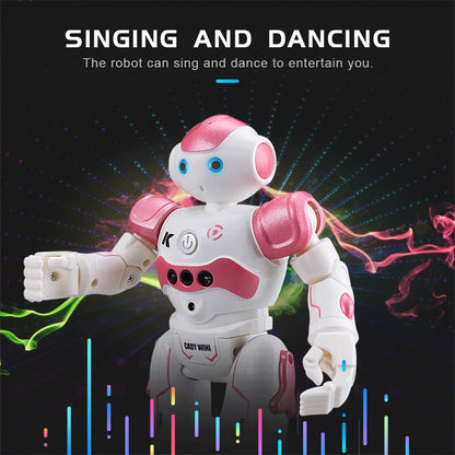 Interactieve speelgoedrobot met gebarenbediening en afstandsbediening