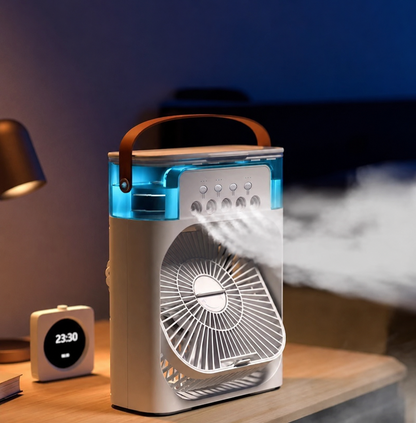 Draagbare mini luchtkoeler met 600 ml watertank en usb