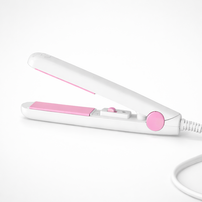 Draagbare 2-in-1 Mini Haarstyler met Keramische Platen