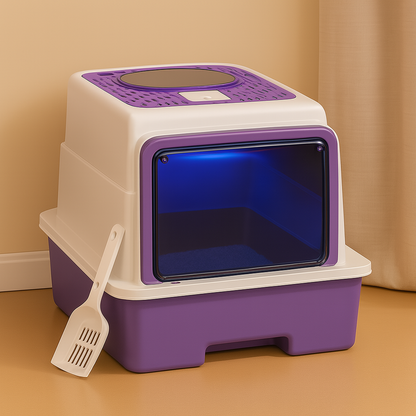 Automatische zelfreinigende kattenbak met UV-sterilisatie