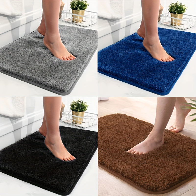 Zachte badmat met antislip onderzijde en sneldrogend ontwerp