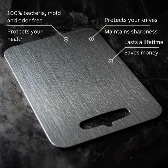 Titanium snijplank met antibacteriële werking