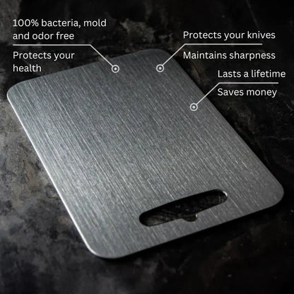 Titanium snijplank met antibacteriële werking