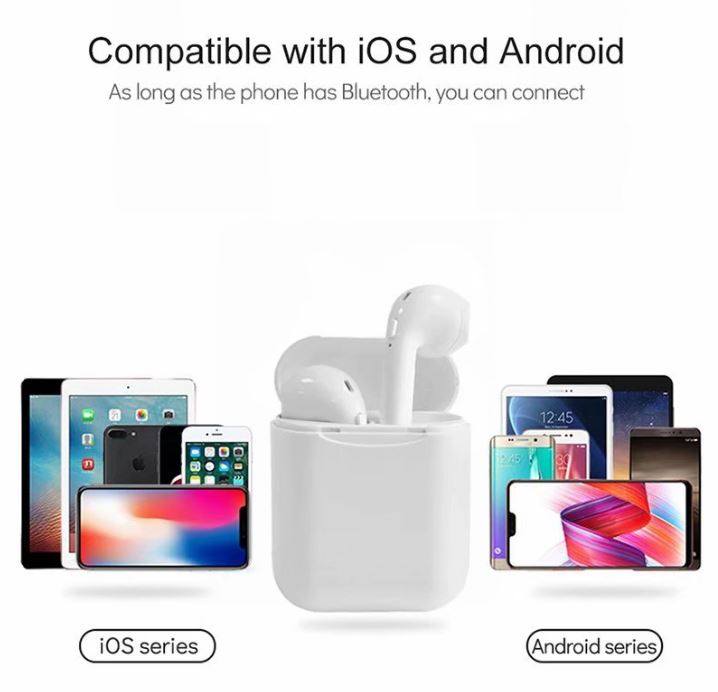 Draadloze Oordopjes - Bluetooth Oortjes - Wit - - waar luxe betaalbaar is