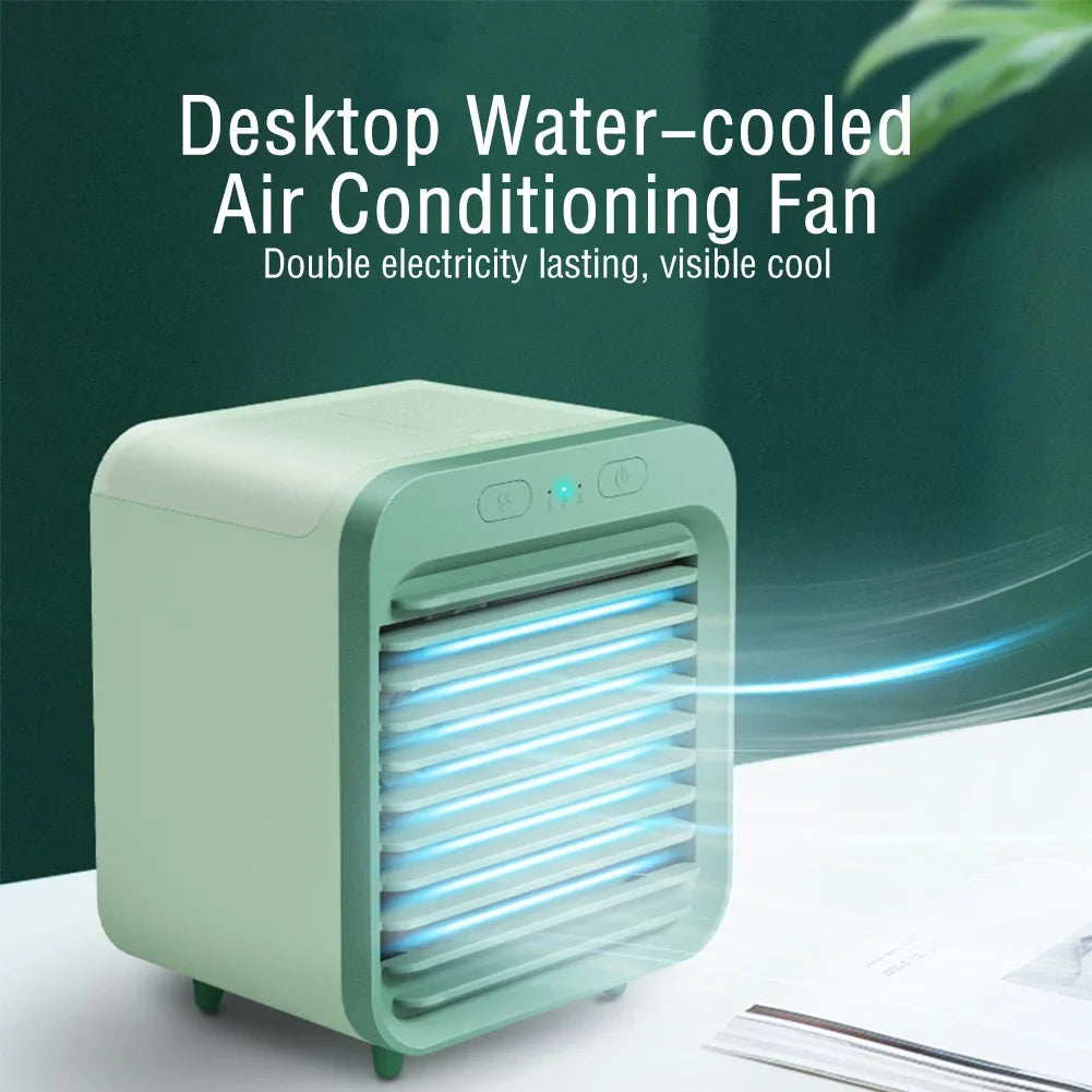 Draagbare mini aircooler met USB en watertank