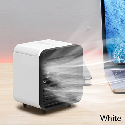 Draagbare mini aircooler met USB en watertank