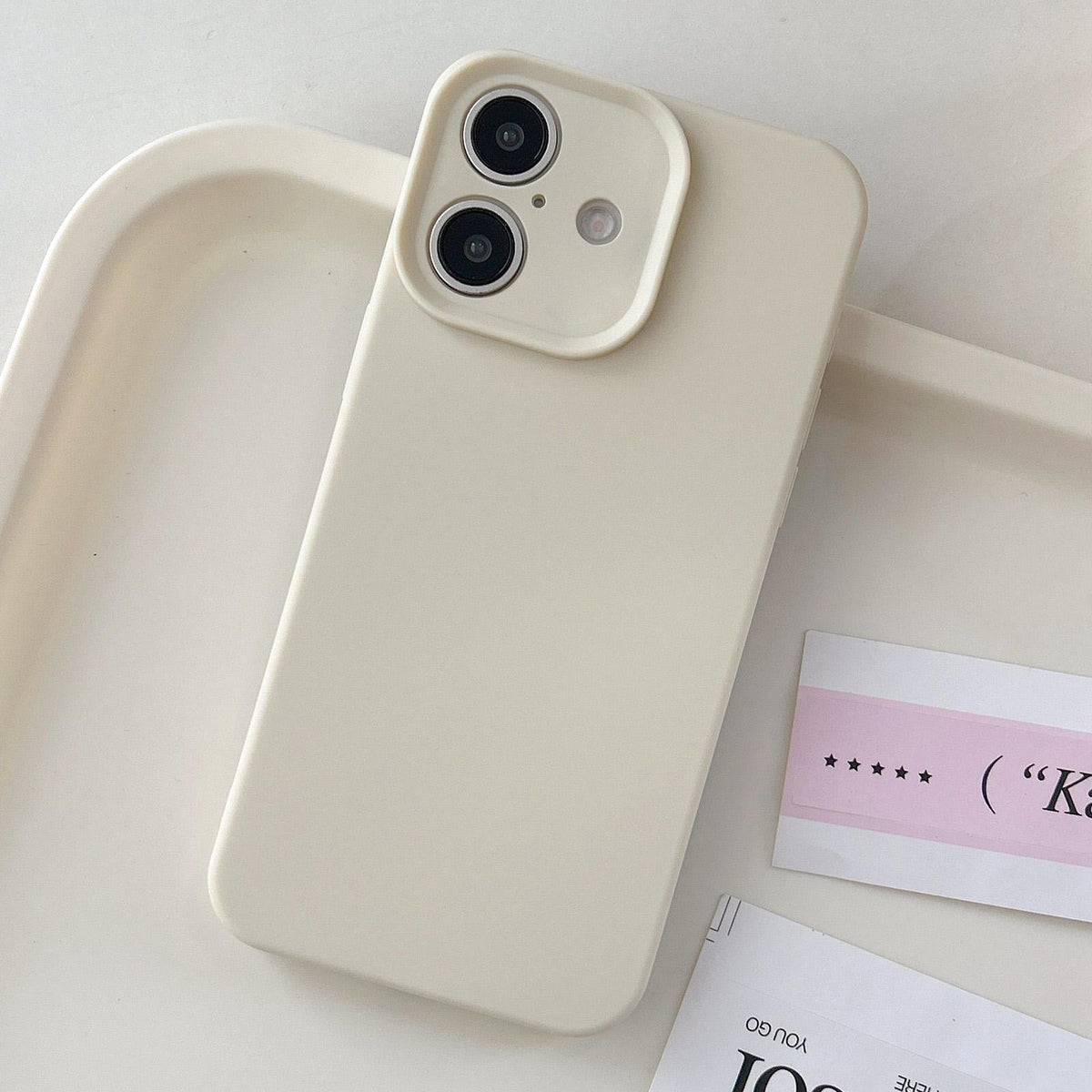 Zacht TPU telefoonhoesje voor iPhone 16