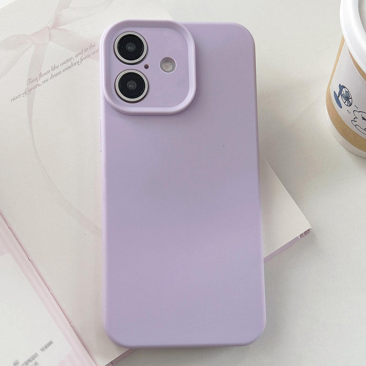 Flexibel TPU telefoonhoesje voor iPhone 16 Plus met camerabescherming