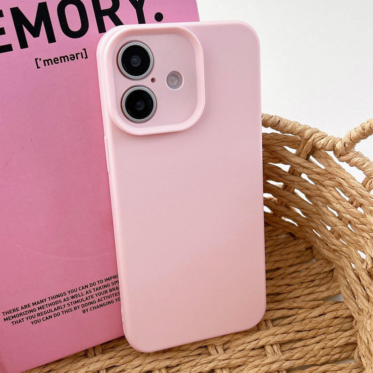 Flexibel TPU telefoonhoesje voor iPhone 16 Plus met camerabescherming