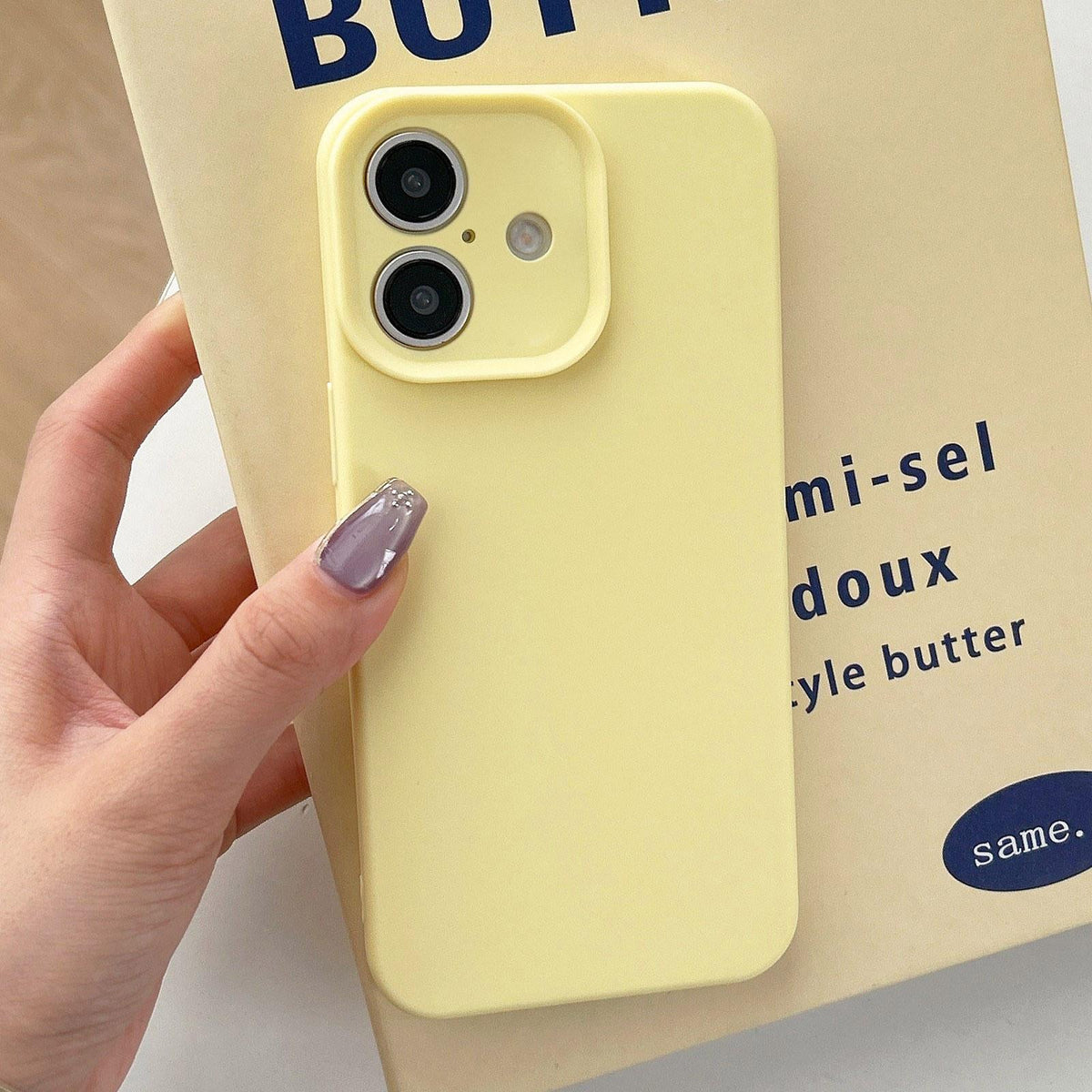 Zacht TPU telefoonhoesje voor iPhone 16