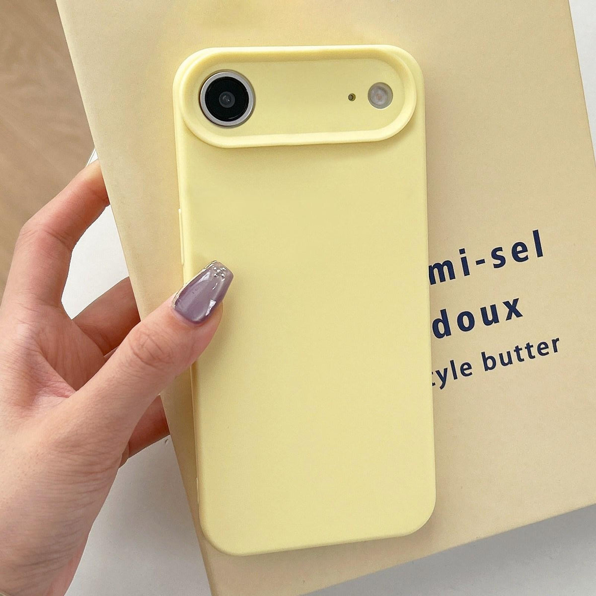 Soft TPU hoesje voor iPhone Air met camerabescherming