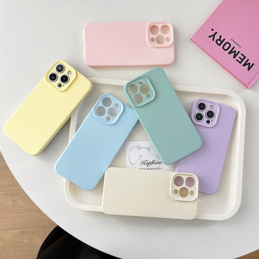 Flexibel TPU telefoonhoesje voor iPhone 16 Plus met camerabescherming