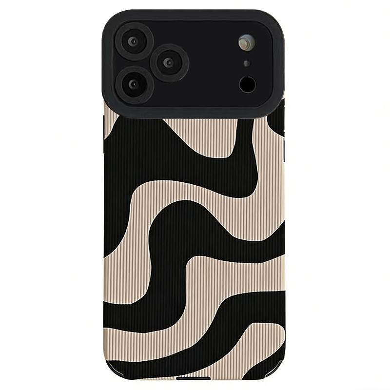 TPU hoesje met zebrapatroon voor iPhone 17 Pro