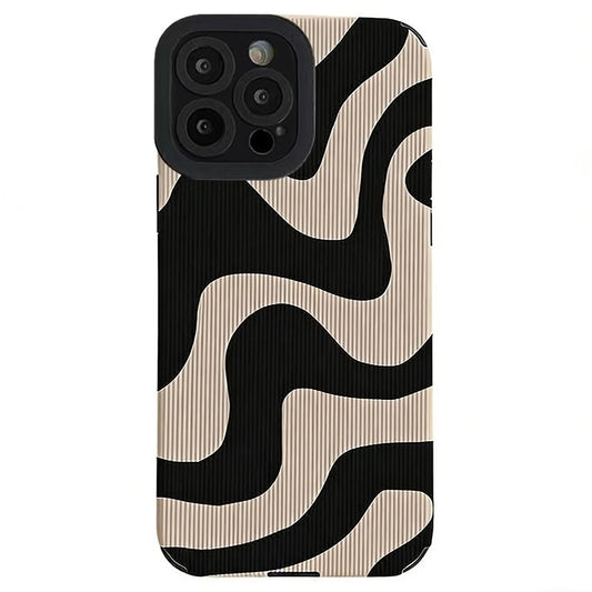 TPU hoesje met zebrapatroon voor iPhone 16 Pro Max