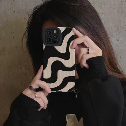 TPU hoesje met zebrapatroon voor iPhone 16 Pro Max