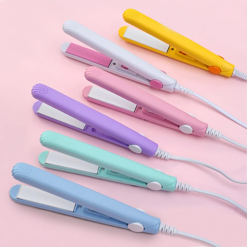 Draagbare 2-in-1 Mini Haarstyler met Keramische Platen