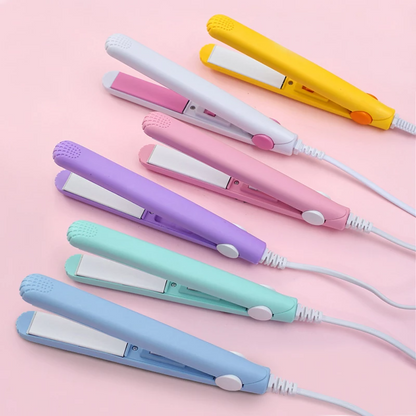 Draagbare 2-in-1 Mini Haarstyler met Keramische Platen
