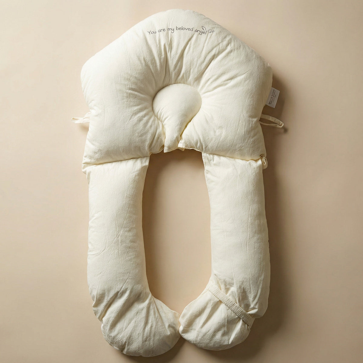 Ergonomisch babykussen met ademende hoes