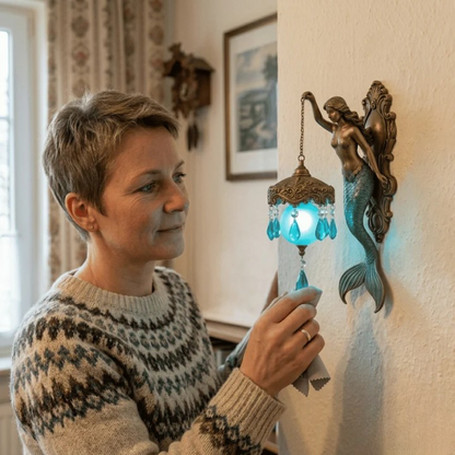 Draadloze led wandlamp met decoratief sprookjesmotief