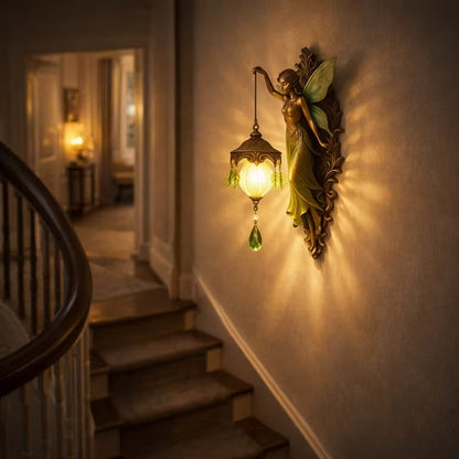Draadloze led wandlamp met decoratief sprookjesmotief
