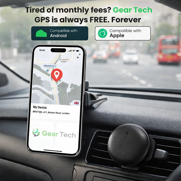 Draadloze GPS Tracker voor Voertuigen met App Zonder Abonnement