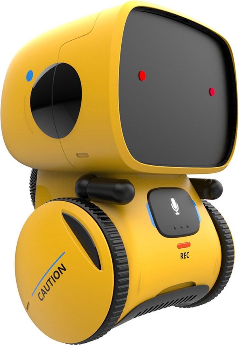 Interactieve mini dansrobot met spraakbesturing en geluidsopname
