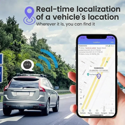 Magnetische GPS tracker met app-tracking en zoekalarm