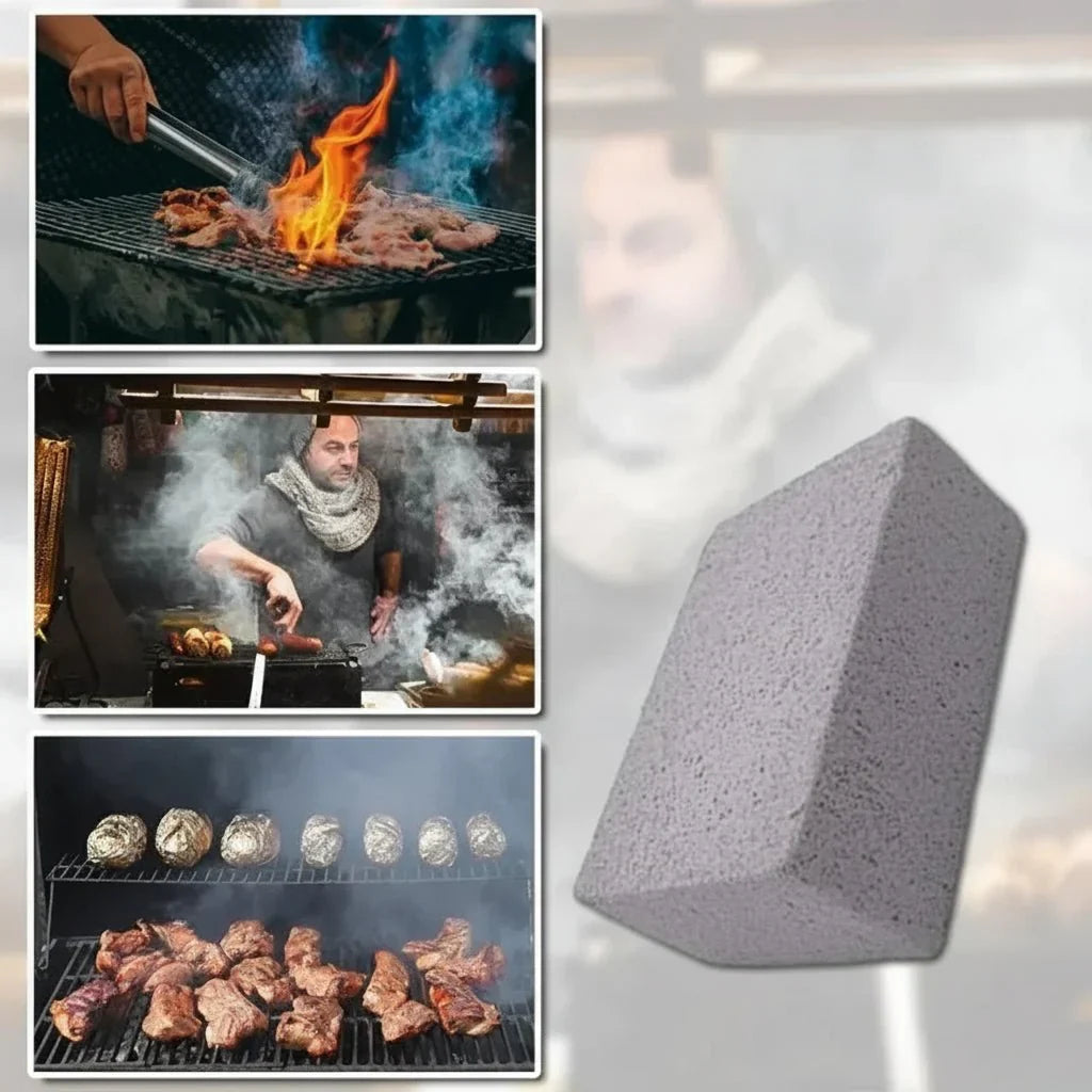 Puinsteen grill reinigingsblokken voor barbecue van 10 stuks